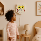 Color-Changing Owl Wall Lamp – Smart LED Night Light for Kids