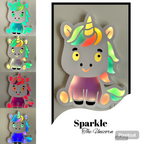 Magical Unicorn LED Wall Lamp – Color-Changing Night Light for Kids